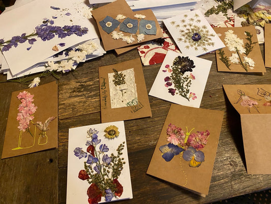 Pressed Flower Card Workshop